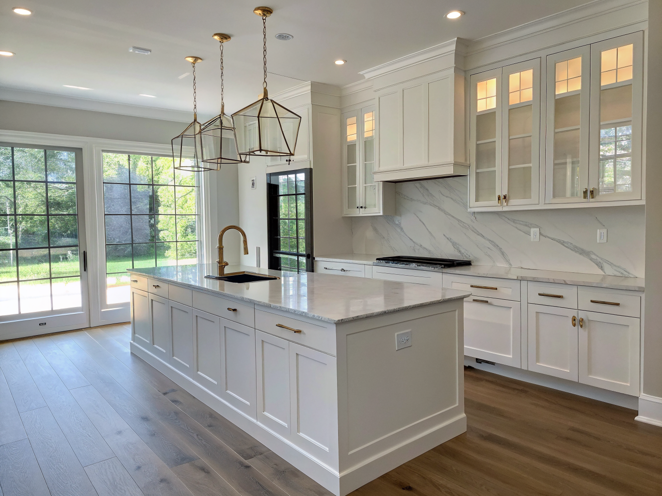 Open-concept kitchen remodel concept in Chestnut Creek, Marietta GA