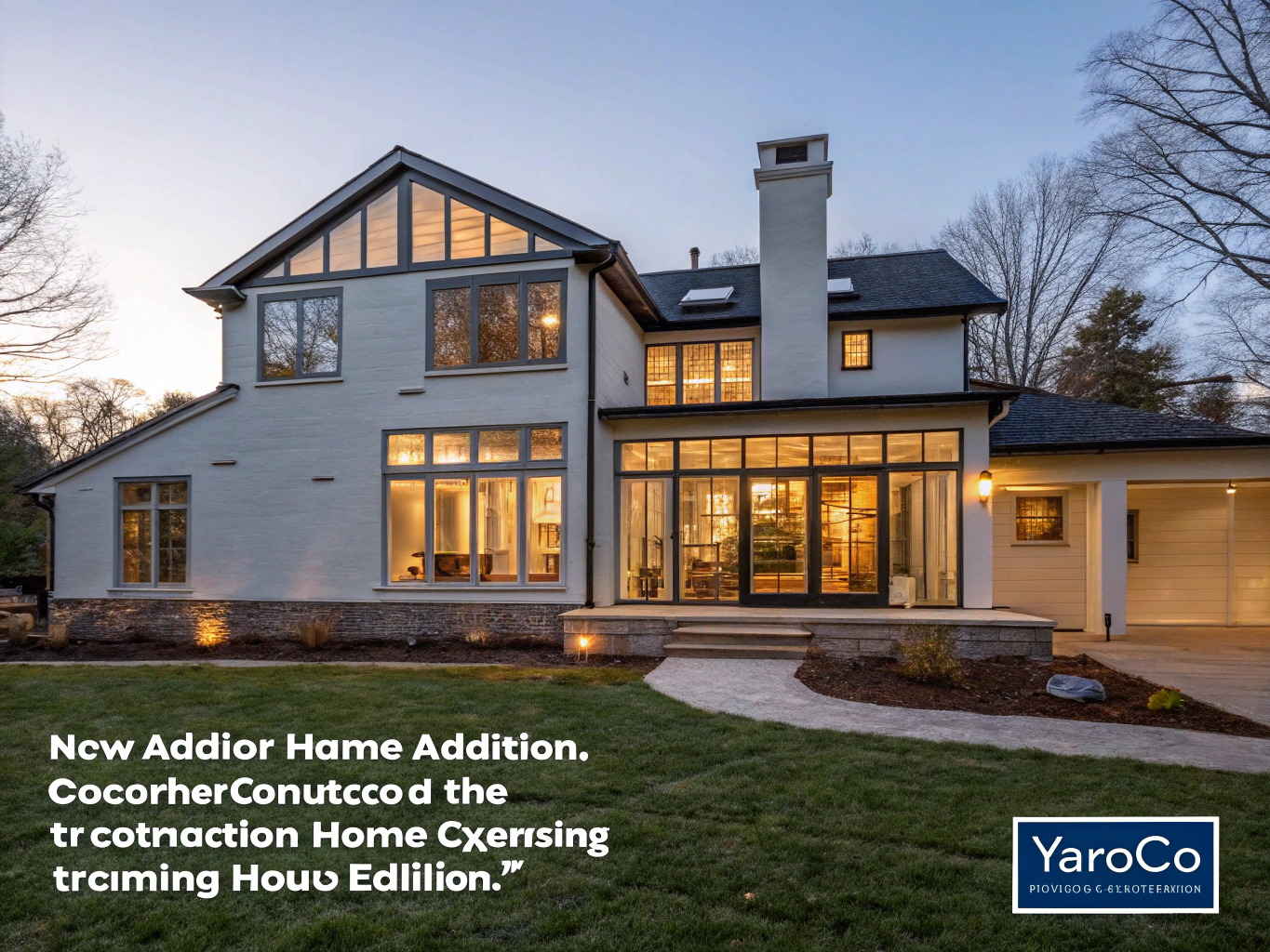 Finished home addition on a Marietta, GA residence