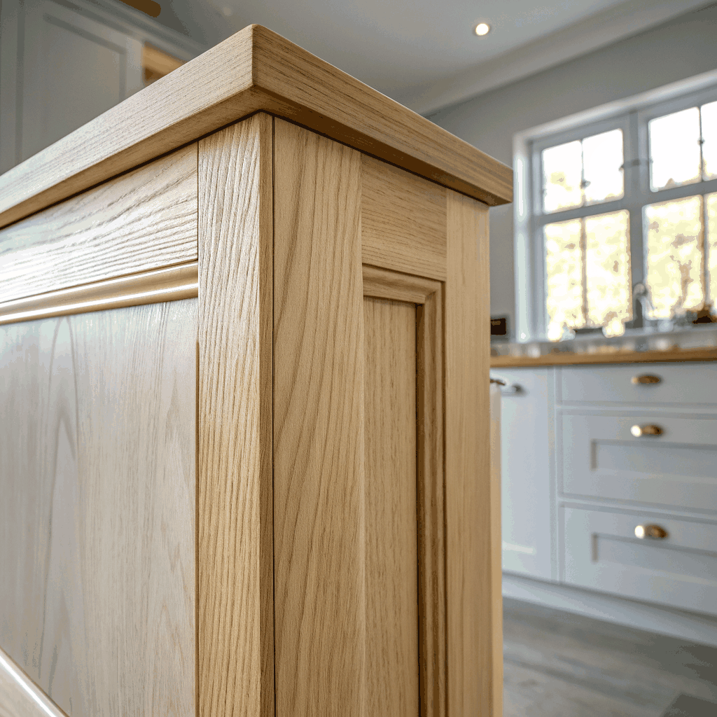 Custom dovetail kitchen cabinetry drawer construction